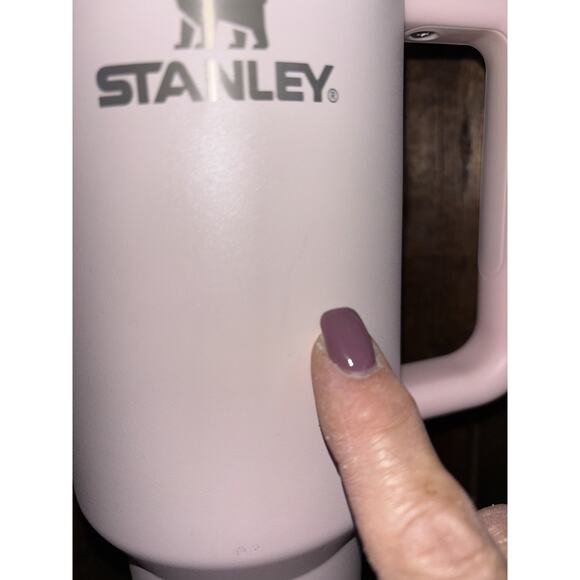 Stanley Quencher H2.0 FlowState 30 fl oz Rose Quartz Blush Soft Pink *no Straw* - Picture 4 of 9